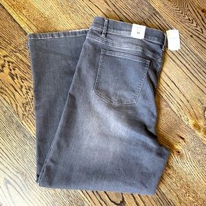 J McLaughlin grey wide leg jeans Size 14 NWT